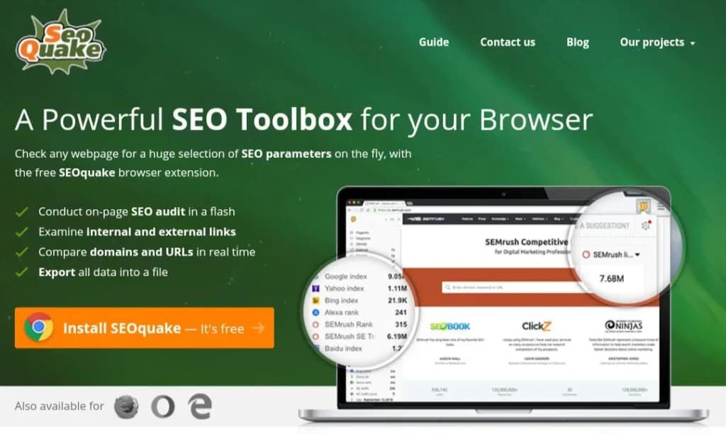 SEOQuake - SEO Extension